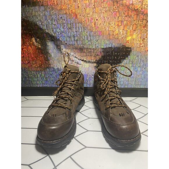 Danner Terra Force Hiker Brown/Orange Mens 9 Waterproof Boots main image 10